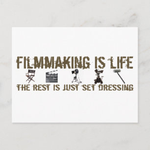 Carte Postale Le cinéma est la vie