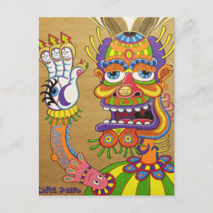 Carte Postale Le clown est un homme de guerre déguisé