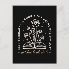 Carte Postale Le club de livre sorcier