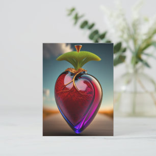 Carte Postale Le Coeur De Verre   ART NUMÉRIQUE