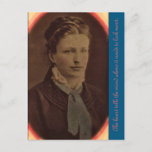 Carte Postale Le coeur dit à l'esprit où il doit regarder...