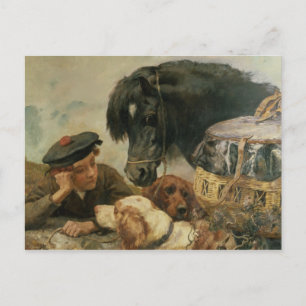 Carte Postale Le compagnon du gamekeeper