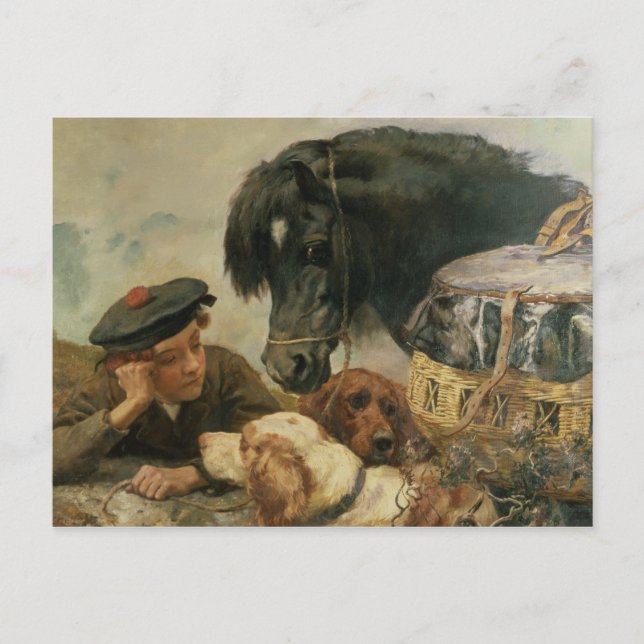 Carte Postale Le Compagnon du garde-chasse (Devant)