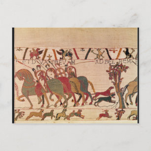 Carte Postale Le comte Guy de Ponthieu prend Harold, son
