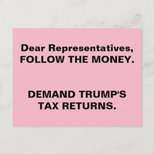 Carte Postale Le Congrès suit la résistance de Trump Money Russi