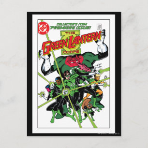 Carte Postale Le Corps des Lanternes Vertes