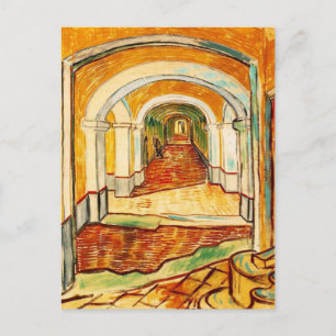 Carte Postale Le couloir Vincent van Gogh dans l'asile