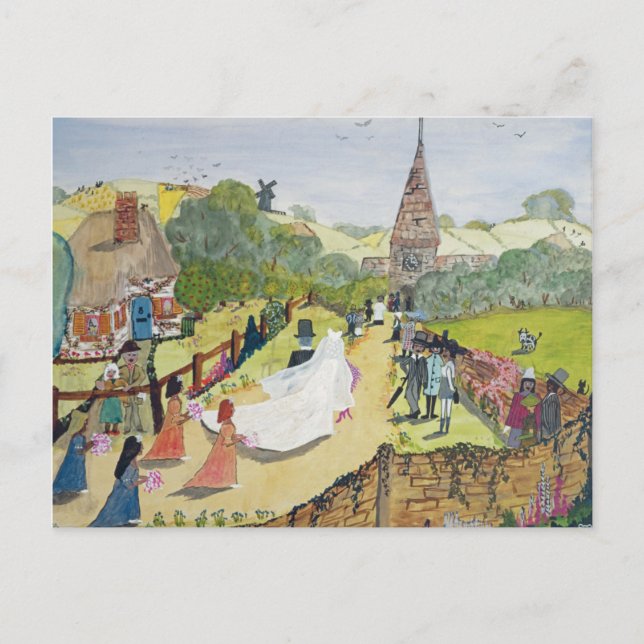 Carte Postale Le couple heureux (Devant)