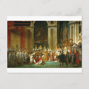 Carte Postale Le couronnement de Napoléon, Jacques-Louis David