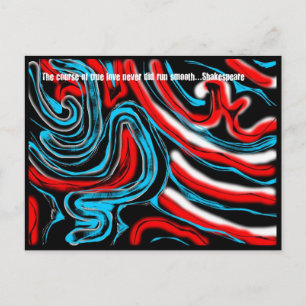 Carte Postale Le cours du vrai amour...