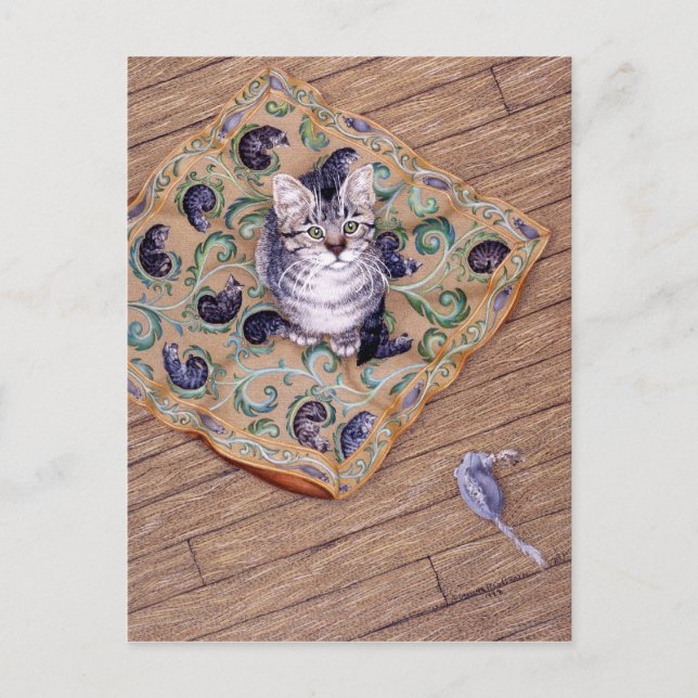 Carte Postale Le coussin d'Elliott (Devant)