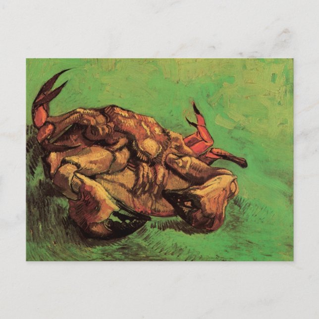 Carte Postale Le crabe sur son dos par Vincent van Gogh (Devant)