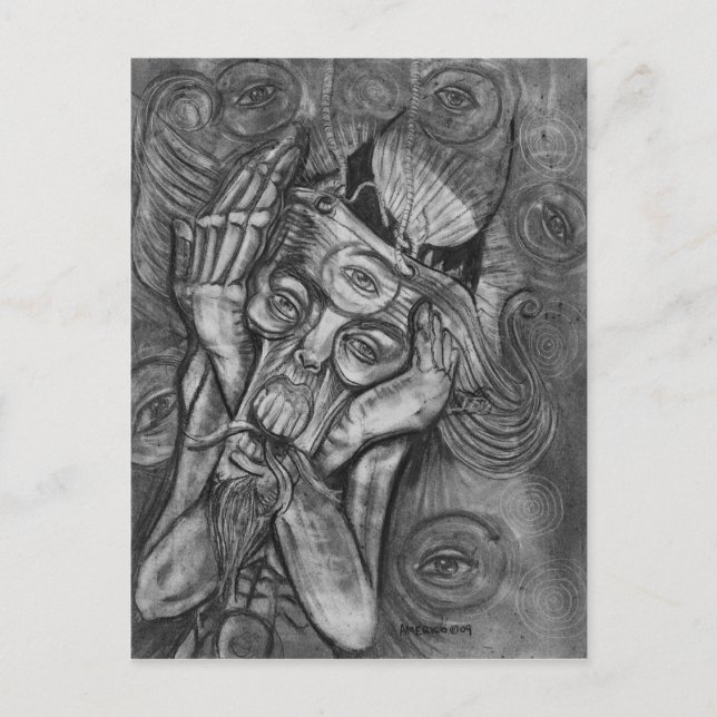 Carte Postale le cri (Devant)