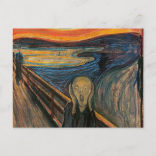 Carte Postale Le cri d'Edvard Munch