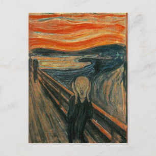 Carte Postale Le cri d'Edvard Munch