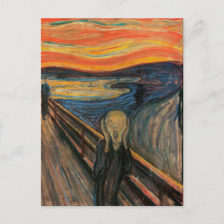 Carte Postale Le cri d'Edvard Munch Postcards