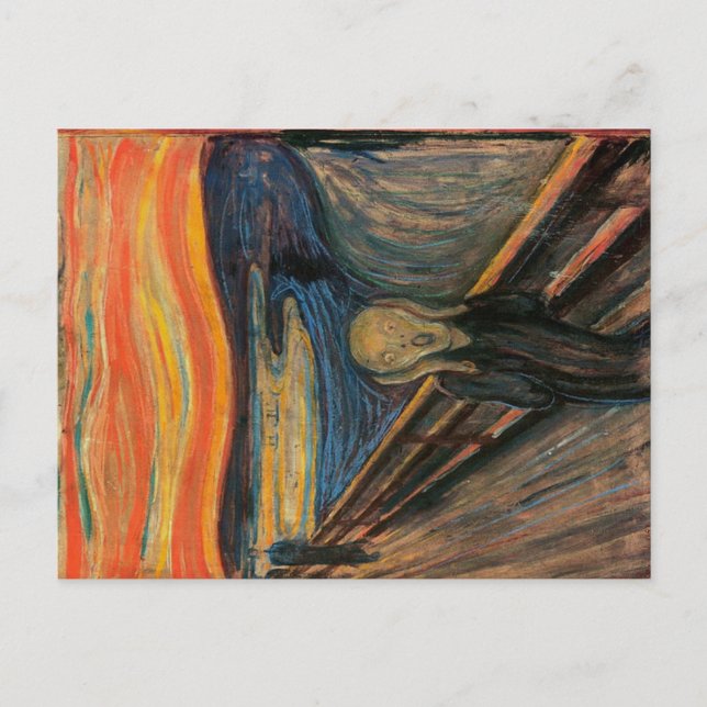 Carte Postale Le cri perçant par Edvard Munch (Devant)