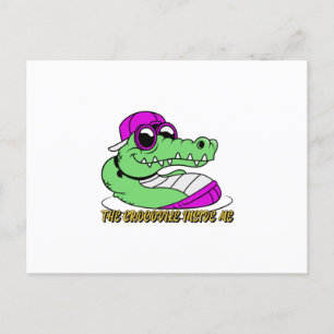 Carte Postale Le crocodile en moi   jolie conception