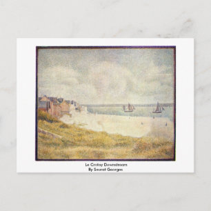 Carte Postale Le Crotoy En Aval Par Seurat Georges