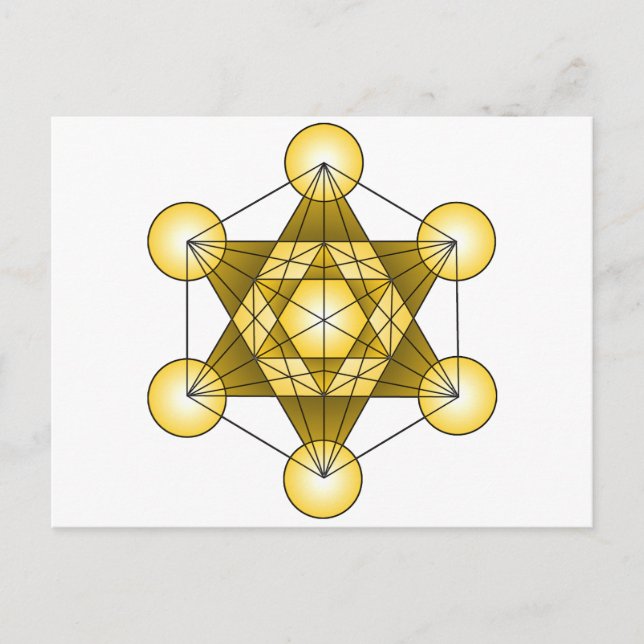Carte Postale Le cube de Metatron (Devant)