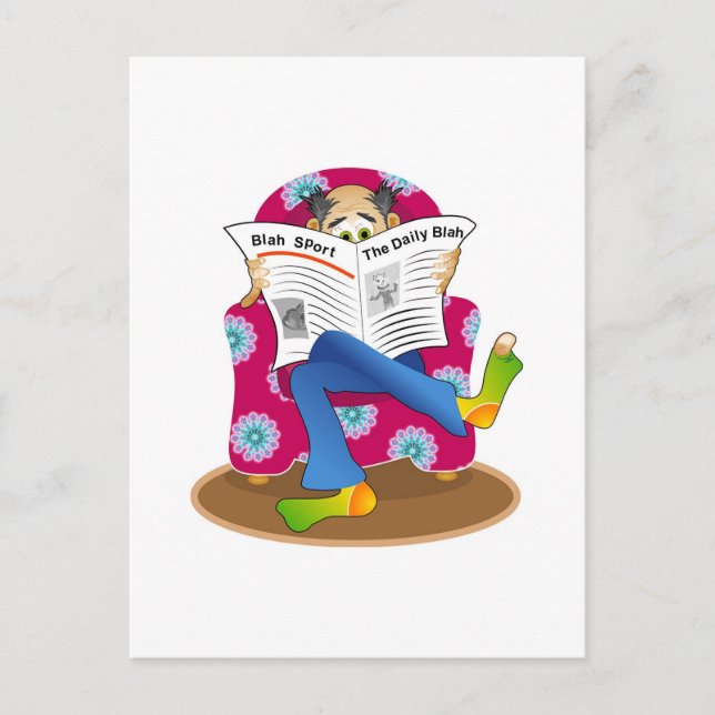 Carte Postale Le Daily Blah ! (Devant)