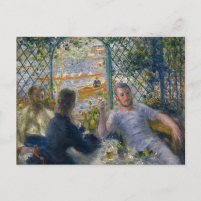 Carte Postale Le déjeuner du tour de Pierre-Auguste Renoir (Devant)
