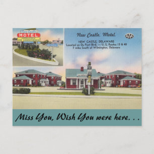 Carte Postale Le Delaware, nouveau motel de château
