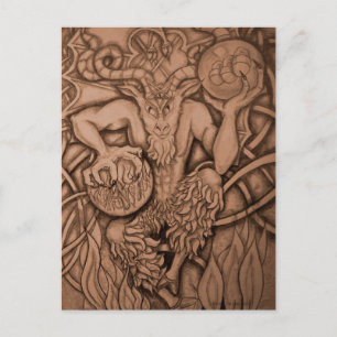 Carte Postale Le diable