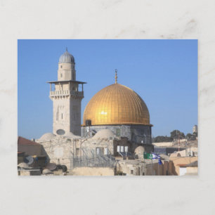 Carte Postale Le Dôme du Rocher, Al Aqsa, Jérusalem
