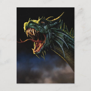 Carte Postale Le dragon du Loch Ness -