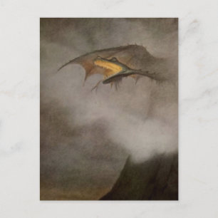 Carte Postale « Le Dragon s'éveille » de Theodor Kittelsen