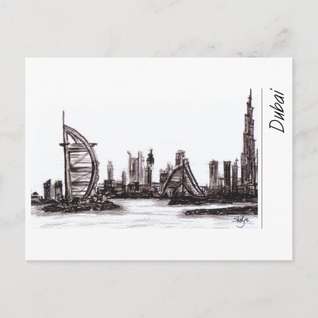 Carte Postale le Dubaï (Devant)