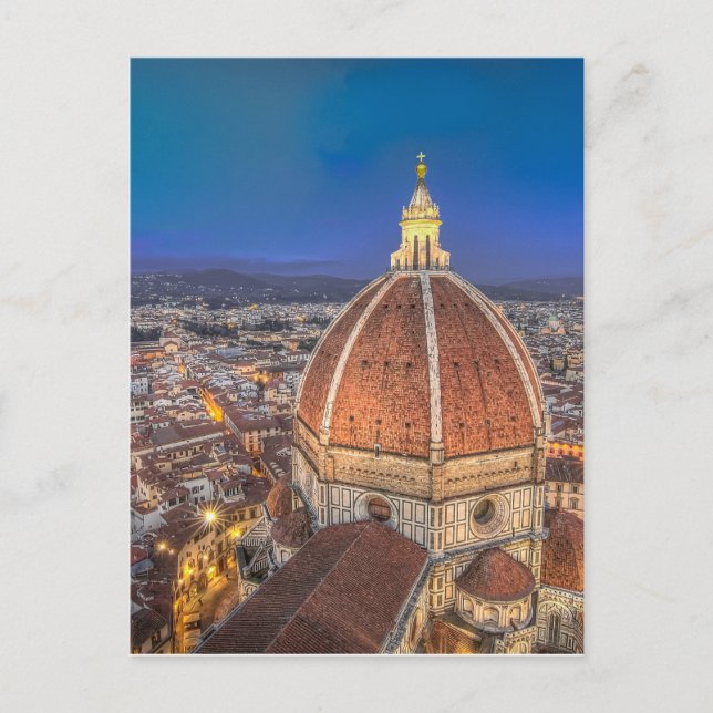 Carte Postale Le Duomo à Florence, Italie (Devant)