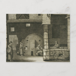 Carte Postale Le fabricant de bouteilles en verre, de Volume II 