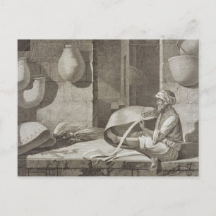 Carte Postale Le fabricant de paniers, du volume II Arts et méti