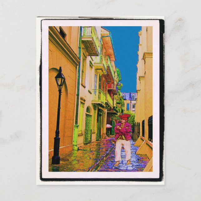 Carte Postale Le Fantôme Dans L'Allée Des Pirates (Devant)