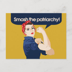 Carte Postale Le féministe du patriarcat en proie au scandale