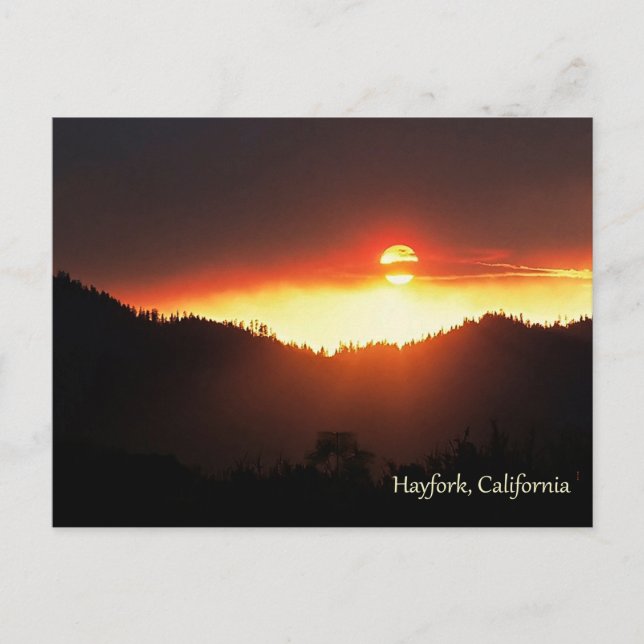 Carte Postale Le feu de Wallow de 2007 (Devant)