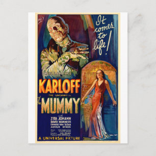 Carte Postale Le film de la momie 1932