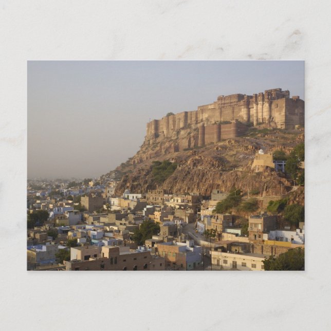 Carte Postale Le fort de Mehrangarh à Jodhpur. Rajasthan, INDE. (Devant)
