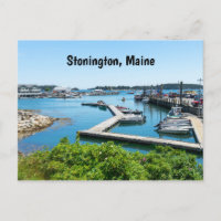 Le front de mer à Stonington, Maine
