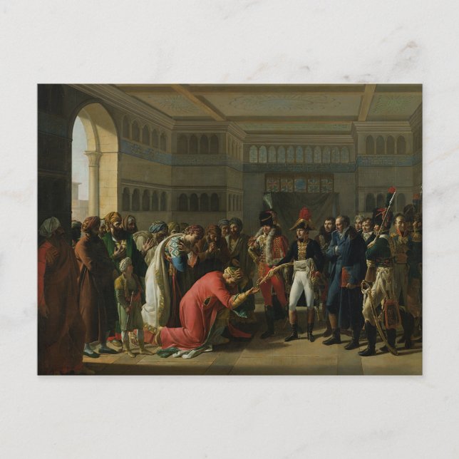 Carte Postale Le général Bonaparte donne une épée à (Devant)