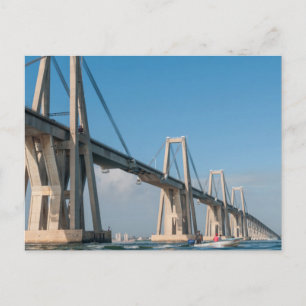 Carte Postale Le Général Rafael Urdaneta Pont Maracaibo Venezuel