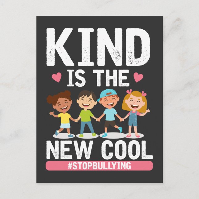 Carte Postale Le Genre Est Le Nouveau Cool Anti L'Intimidation P (Devant)