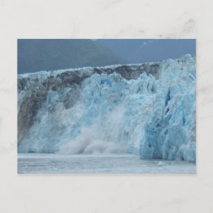 Carte Postale Le glacier Hubbard s'écrase dans le golfe d'Alaska