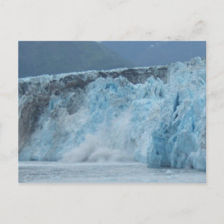 Carte Postale Le glacier Hubbard s'écrase dans le golfe d'Alaska