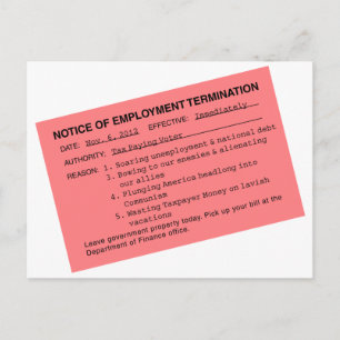 Carte Postale Le glissement rose d'Obama