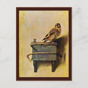 Carte Postale Le Goldfinch, Puttertje Par Carel Fabritius