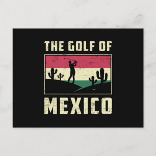 Carte Postale Le Golf Du Mexcico Golf Golfeur Golf Drôle