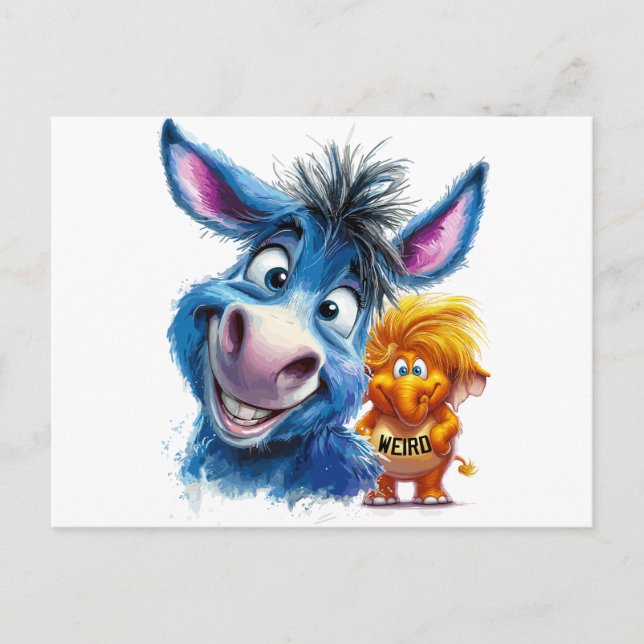 Carte Postale Le GOP est bizarre, selon Tim Walz (Devant)